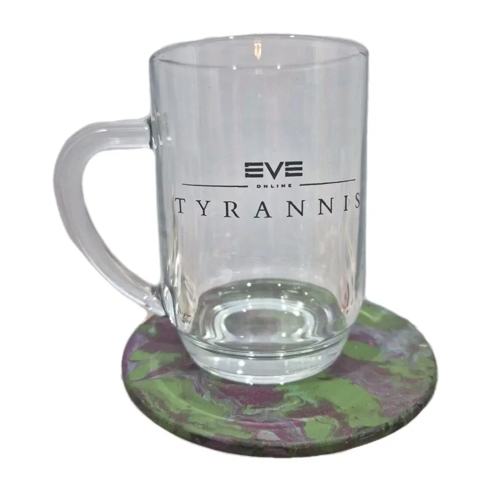 EVE ONLINE MMO Vintage Clear Glass Pint Mug Beer Collectible